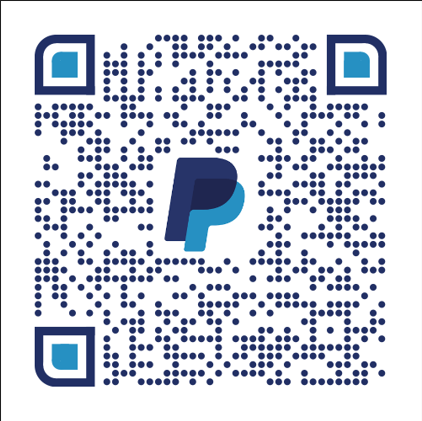 Scan to donate via PayPal